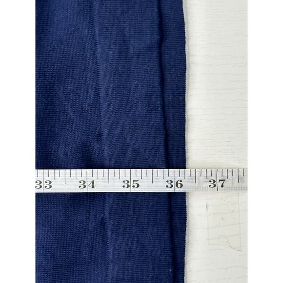 Hobbs London Shift Dress Blue Long Sleeve Collared Work Office Professional 4 - Picture 12 of 12